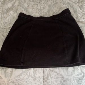 Black cotton skirt